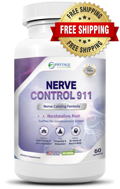 Nerve Control 911 Bottle - Natural Relief for Nerve Pain & Discomfort